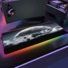 Gaming XL Mouse Pad RGB Mousepad Cool LED Mausepad Keyboard Desk Carpet Game Rubber No slip 10 - Half Life Merch