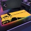 Gaming XL Mouse Pad RGB Mousepad Cool LED Mausepad Keyboard Desk Carpet Game Rubber No slip 3 - Half Life Merch