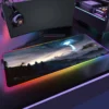 Gaming XL Mouse Pad RGB Mousepad Cool LED Mausepad Keyboard Desk Carpet Game Rubber No slip 4 - Half Life Merch