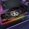 Gaming XL Mouse Pad RGB Mousepad Cool LED Mausepad Keyboard Desk Carpet Game Rubber No slip 5 - Half Life Merch