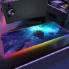 Gaming XL Mouse Pad RGB Mousepad Cool LED Mausepad Keyboard Desk Carpet Game Rubber No slip 6 - Half Life Merch