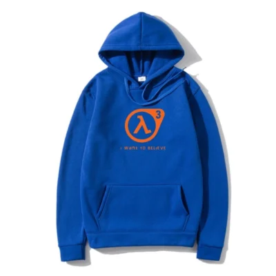 Half Life Hoodie Half Life 3 I Wan To Believe Hoodie 100 Percen Cotton Cute Hoody - Half Life Merch