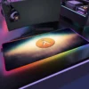 RGB H Half Life beautiful Gamer Table Game for Pc Xl Mouse Pad Computer Desk Carpets 2 - Half Life Merch