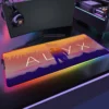 RGB H Half Life beautiful Gamer Table Game for Pc Xl Mouse Pad Computer Desk Carpets 8 - Half Life Merch