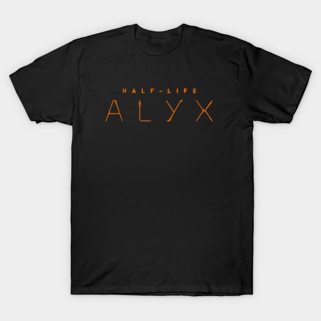 Half Life Alyx Logo Texturized T-Shirt