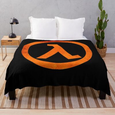 Half Life Rust Logo 2024 Throw Blanket